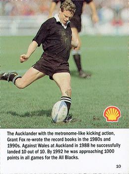 1992 Shell Rugby Greats #10 Grant Fox Front